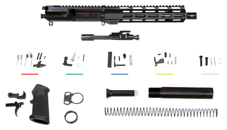 Aim Sports AR5CUB9 5.56x45mm NATO 10.50" Black Nitride AR-Pistol Complete Build Kit 10" M-LOK Handguard