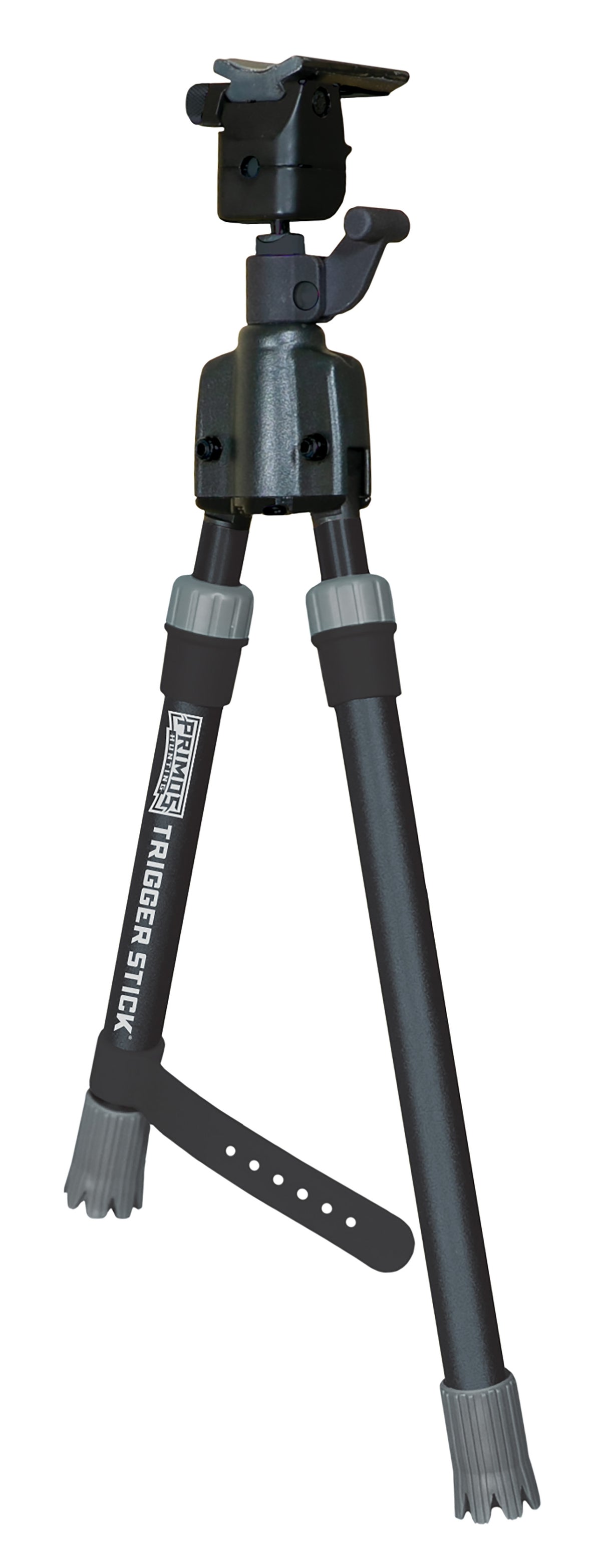 Primos 65825 Short Trigger Stick Bipod with QD Swivel Stud, Steel, Black/Gray