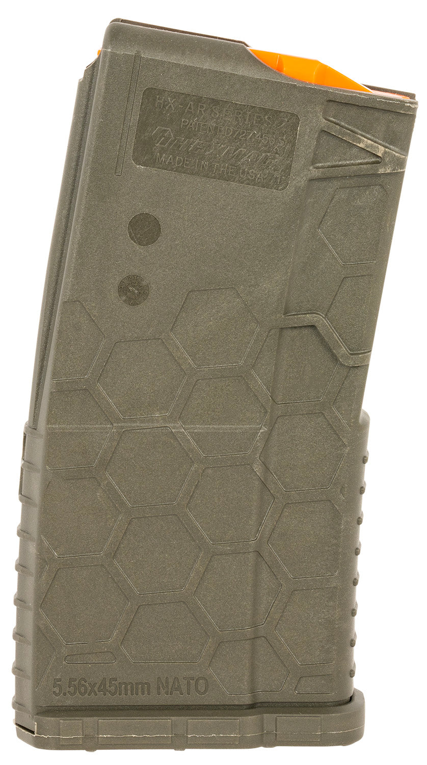Hexmag HX1020AR15ODG Shorty AR-15 Replacement Magazine 10rd 5.56 NATO OD Green Polymer