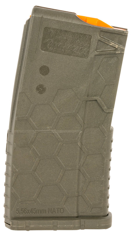 Hexmag HX1020AR15ODG Shorty AR-15 Replacement Magazine 10rd 5.56 NATO OD Green Polymer