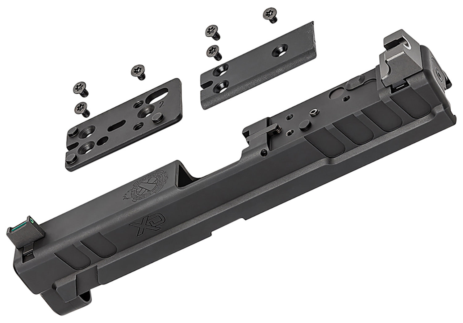 Springfield Armory XD4901 XD OSP 9mm Slide Assembly Optics Cut Suppressor Night Sights Includes Cover Plates