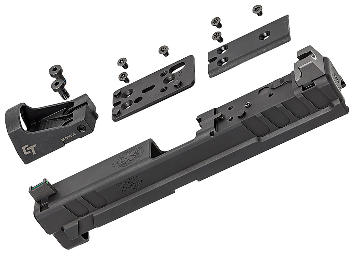 Springfield Armory XD4903 XD OSP 9mm Luger Black Slide Suppressor Height Night Sights & Crimson Trace Red Dot