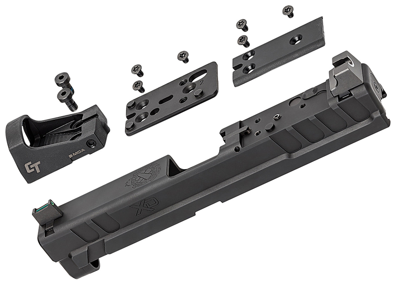 Springfield Armory XD4903 XD OSP 9mm Luger Black Slide Suppressor Height Night Sights & Crimson Trace Red Dot