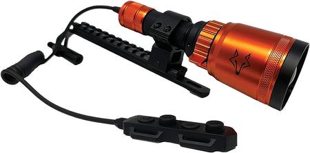 Foxpro BOWFIRE Bowfishing Bow-Mount Light Multi-Color LED Lithium-Ion Rechargeable Black/Orange