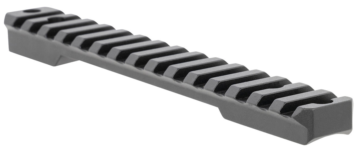 Talley PLM258779 Long Action Picatinny Rail Fierce Rivalry Black Anodized 20 MOA