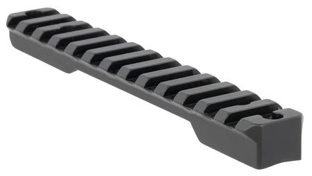 Talley PSM258779 Short Action Picatinny Rail Fierce Rivalry Black Anodized 20 MOA