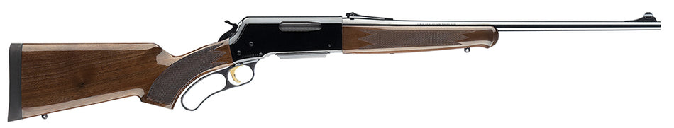 Browning 034009124 BLR Lightweight Full Size 270 Win 4+1 22" Blue Polished Sporter Barrel, Drilled & Tapped Black Polished Aluminum Receiver, Fixed w/Curved Grip Gloss Black Walnut Stock, Right Hand