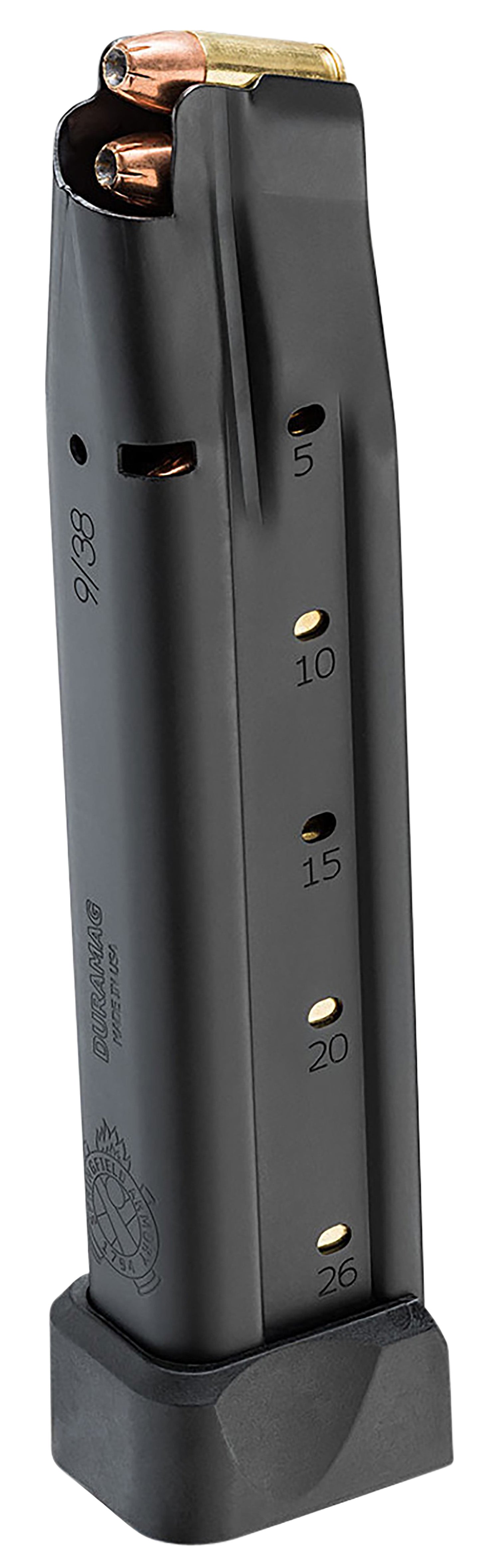 Springfield Armory PH6926 1911 Prodigy 9mm Luger 26rd Double Stack Black Steel Magazine