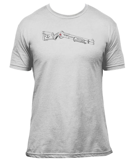 Magpul SGA Blueprint Stone Gray Heather Crew Neck Short Sleeve Shirt Small
