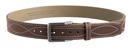 Magpul Tejas El Pistolero 1.50" Chocolate Brown American Bull Hide Belt 44" Buckle
