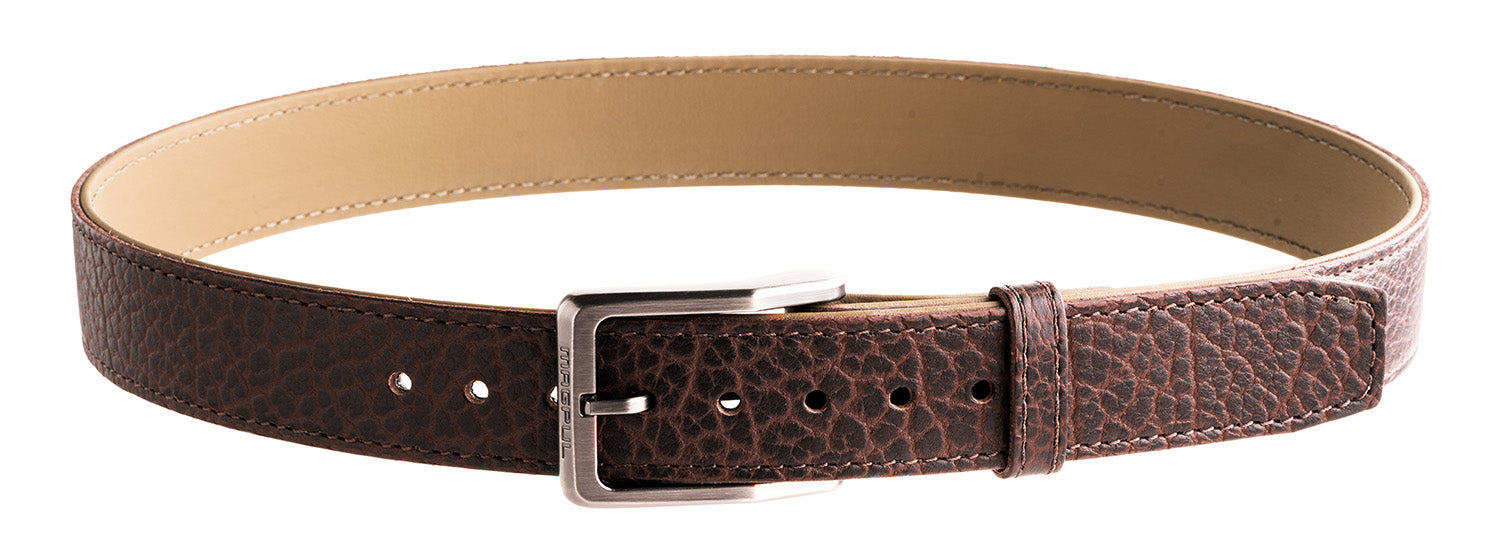 Magpul Tejas El Cibolo 1.50" Chocolate Brown Bison Hide Carry Belt 44" Buckle