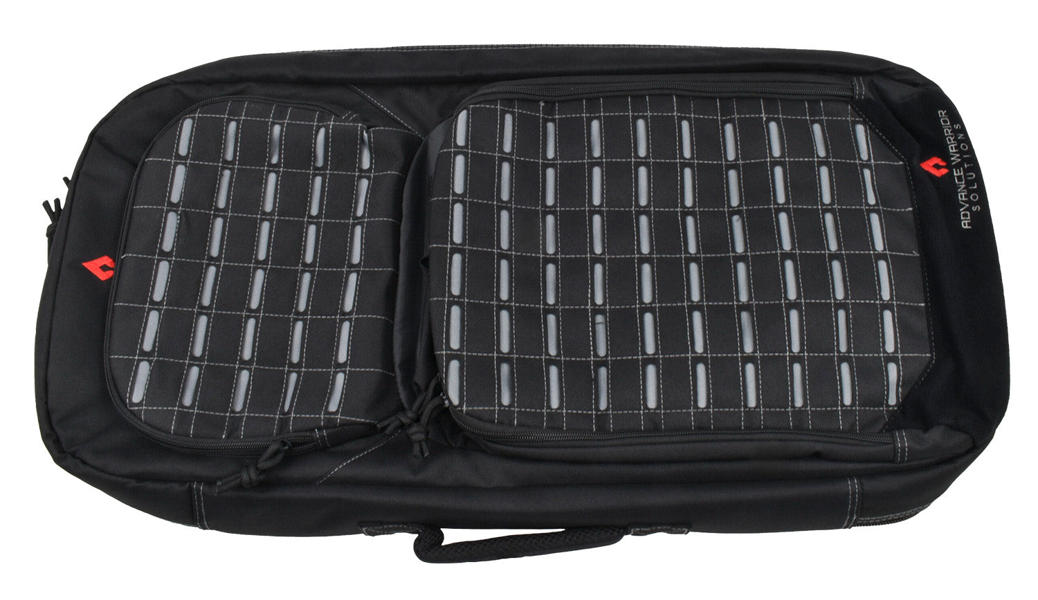 Advance Warrior Solutions FR28RBPBL/GR 28" Black/Gray Tactical Rifle Case with Hideaway Backpack Straps