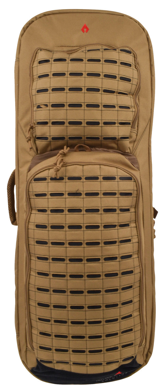 Advance Warrior Solutions FR28RBPTN/BL 28" Tan Tactical Rifle Case with Hideaway Backpack Straps