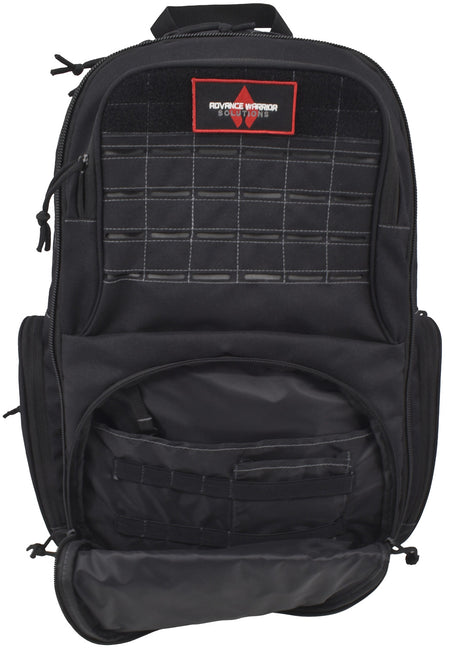 Advance Warrior Solutions JUG5DBPBL Juggernaut 5-Day Tactical Backpack Black Polyester 2673ci