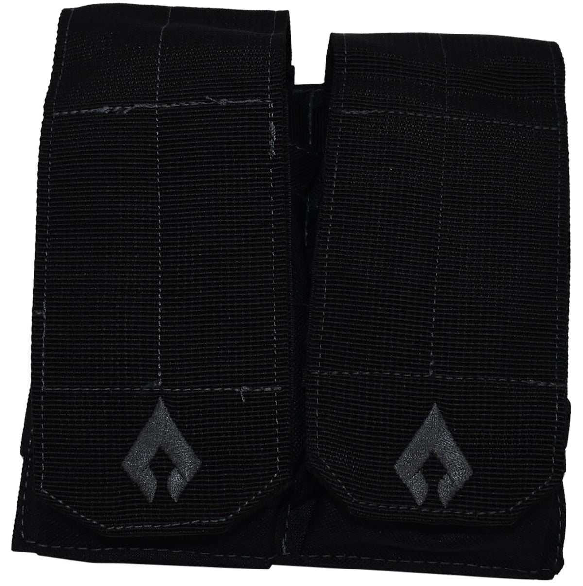Advance Warrior Solutions AROTTMPBL AR Double Mag Pouch Open Top MOLLE Black
