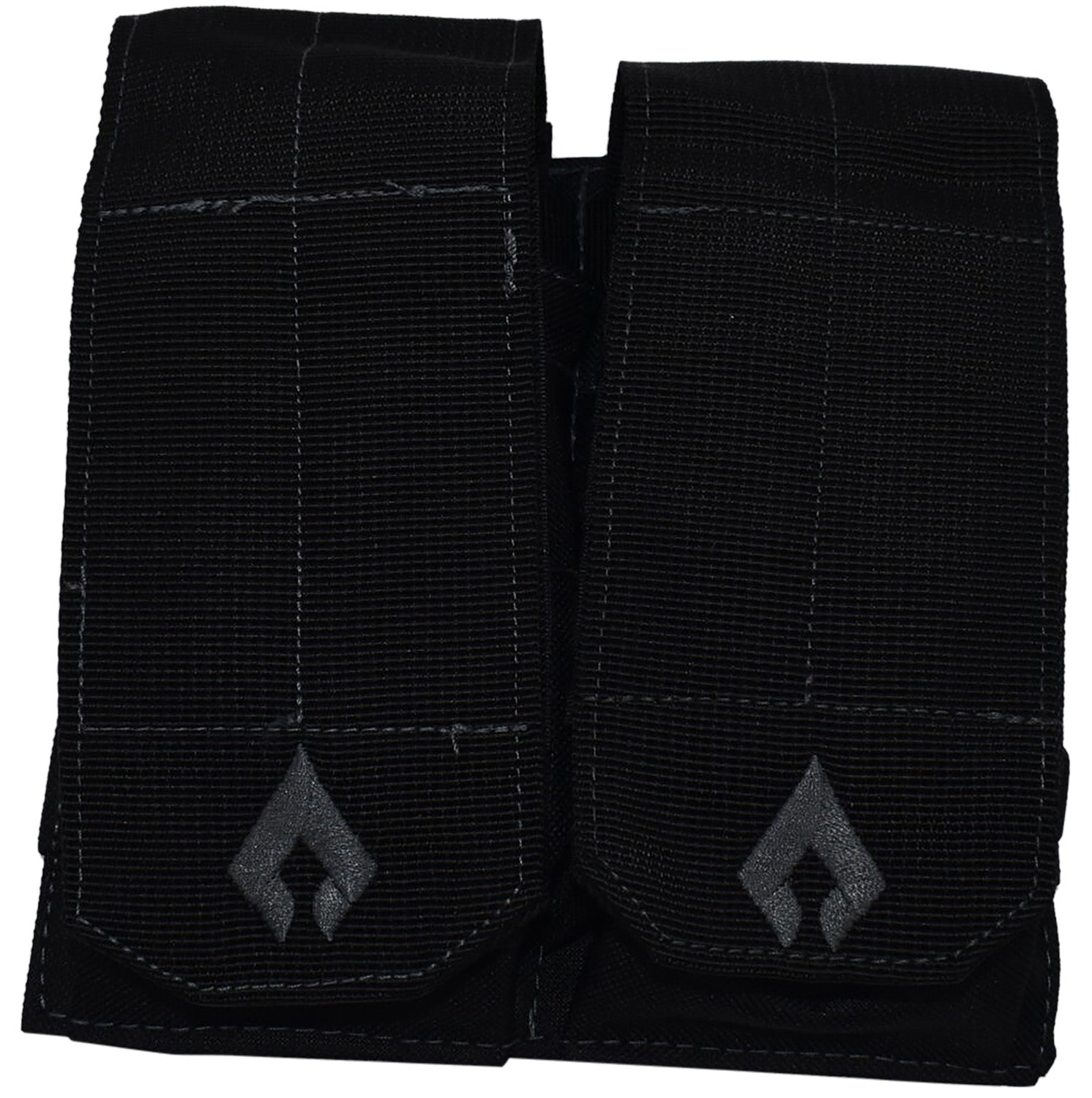 Advance Warrior Solutions AROTTMPBL AR Double Mag Pouch Open Top MOLLE Black