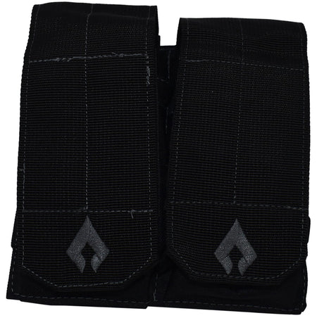 Advance Warrior Solutions AROTTMPBL AR Double Mag Pouch Open Top MOLLE Black