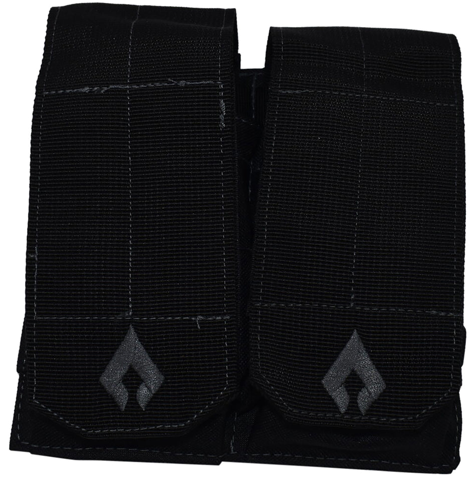 Advance Warrior Solutions AROTTMPBL AR Double Mag Pouch Open Top MOLLE Black