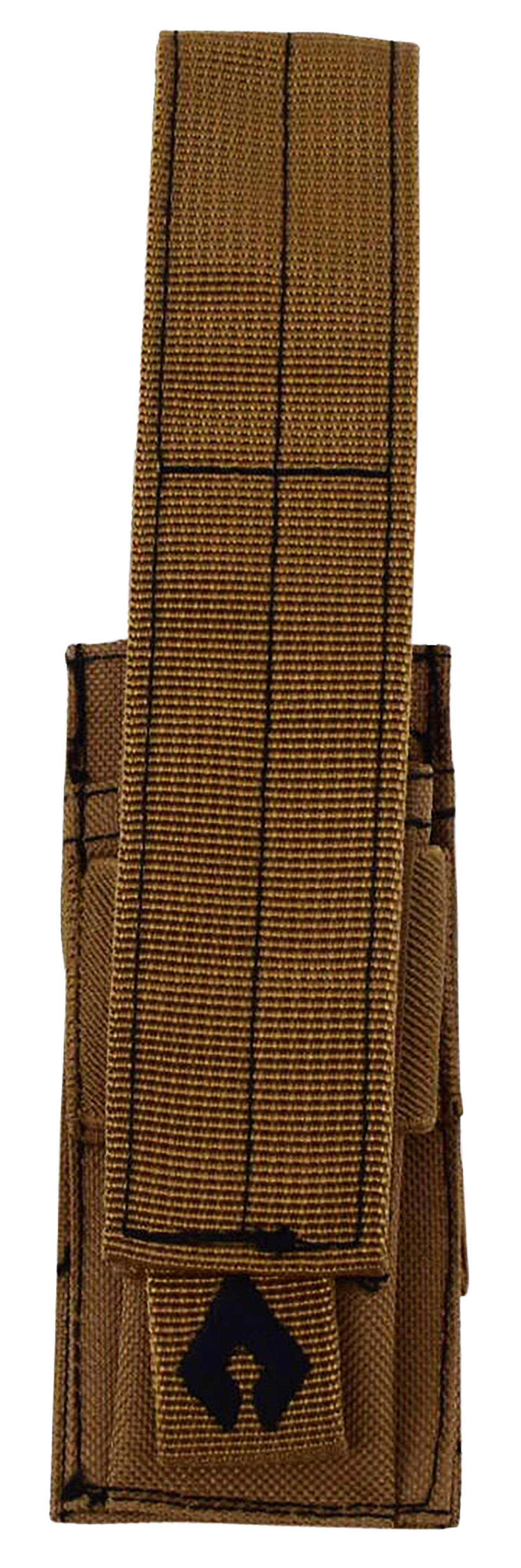 Advance Warrior Solutions PSMPTN Tan MOLLE Single Pistol Mag Pouch 600D