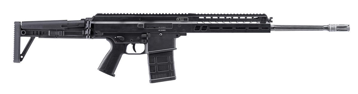 B&T Firearms 361663US APC PRO DMR 308 Win 25+1 18.90" Stainless Threaded Barrel, Black Picatinny Rail Aluminum Receiver, M-LOK Handguard, Black Synthetic Folding Stock, Black Polymer Grip
