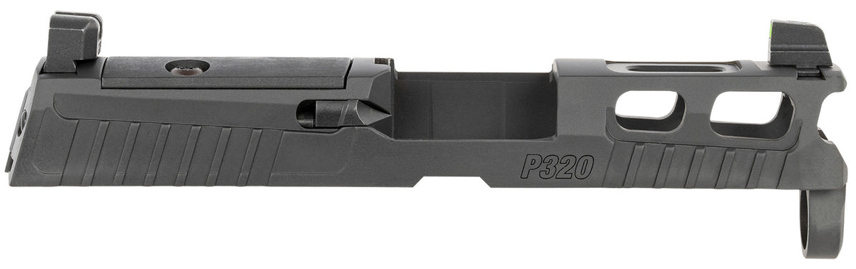 Sig Sauer P320 Sub-Compact 9mm Luger Factory Replacement Pro-Cut Slide PVD Black Optic Ready