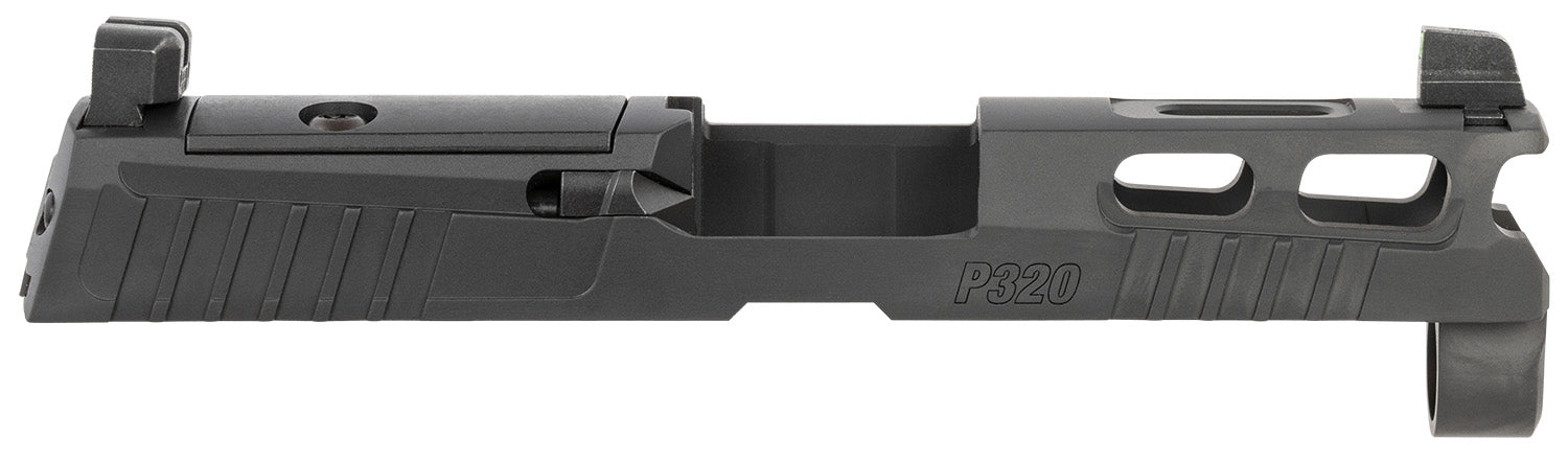 Sig Sauer P320 9mm Luger Factory Replacement Pro-Cut Slide PVD Black 3.9" or 4.6" Barrel