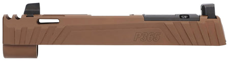 Sig Sauer P365 9mm Luger Coyote Brown Replacement Slide Integrated Compensator ROMEOZERO XRAY3
