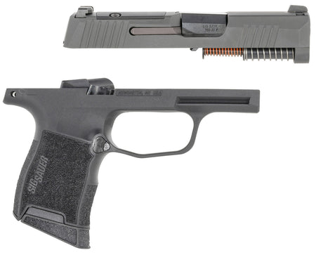 Sig Sauer 8900719 P365-380 Conversion Kit .380 ACP Black Nitride Slide SigLite Night Sights Grip Module 10-Round Magazine