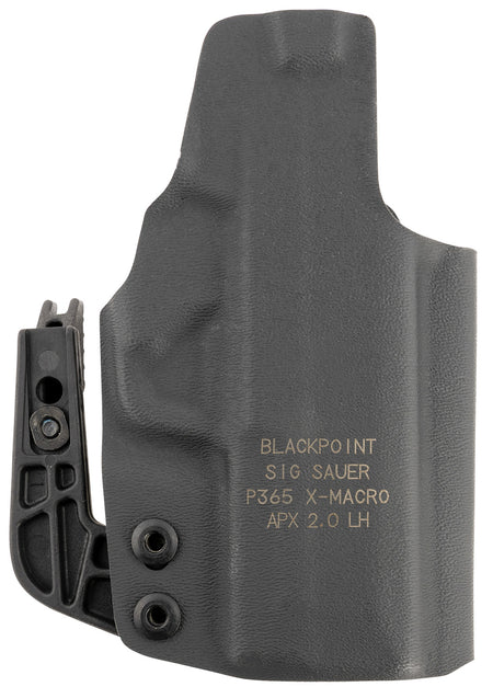 Sig Sauer Tactical Inside Waistband Black Kydex Holster Sig P365 Left Hand