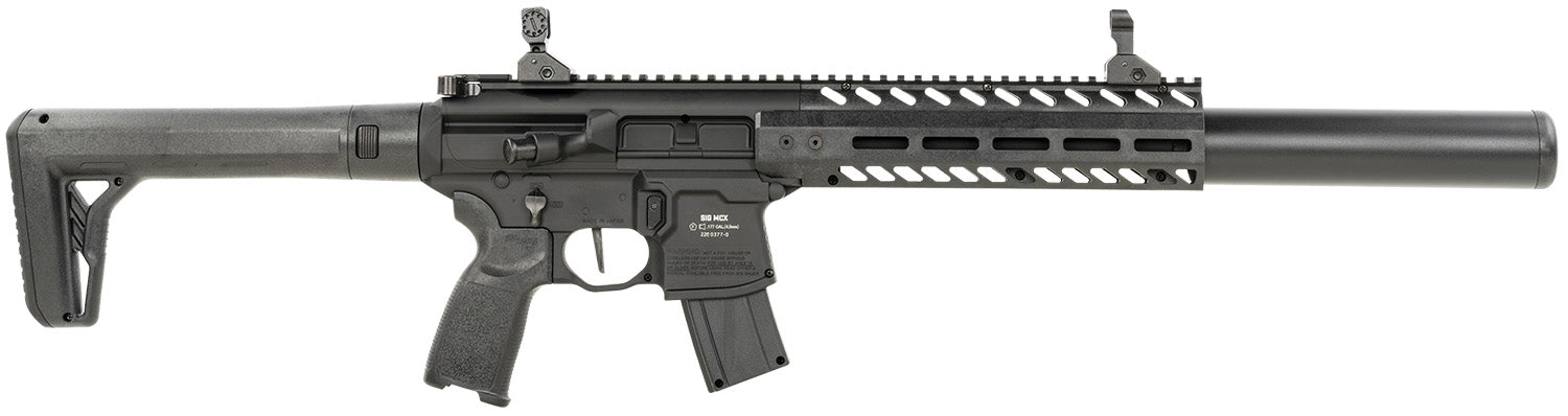 Sig Sauer MCX CO2 Powered Air Rifle .177 Cal 30rd Picatinny Rail Black Synthetic