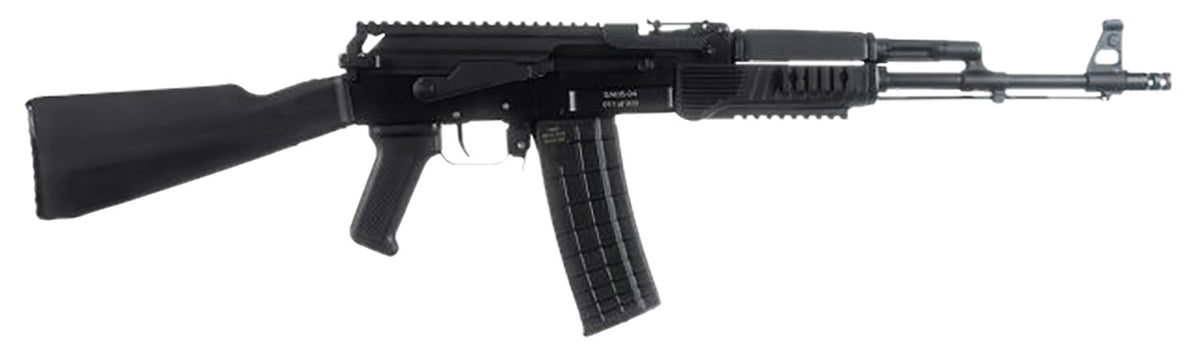 Arsenal SAM594 SAM5 5.56x45mm NATO 30+1 16.30" Barrel, Black, AR-M5F Picatinny Rail System, Fime Enhanced Fire Control Group, Optics Ready