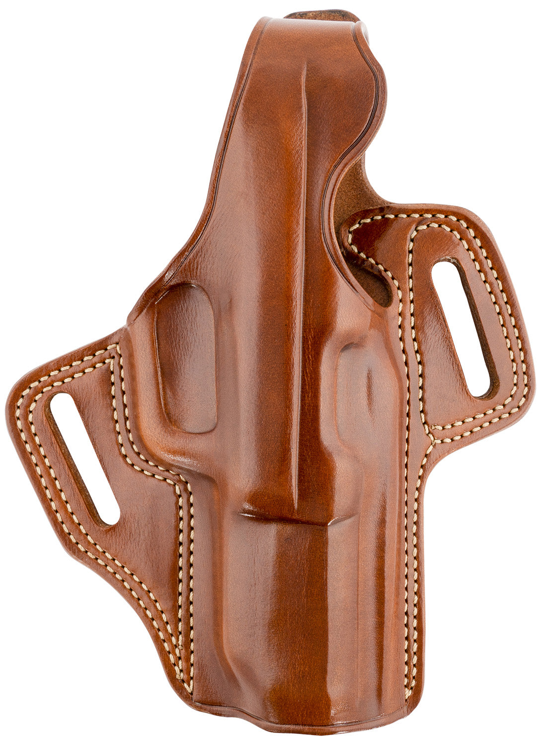 Galco FL458R Fletch OWB Tan Leather Belt Slide Holster for FN Five-seveN USG/MK2 and Ruger 57