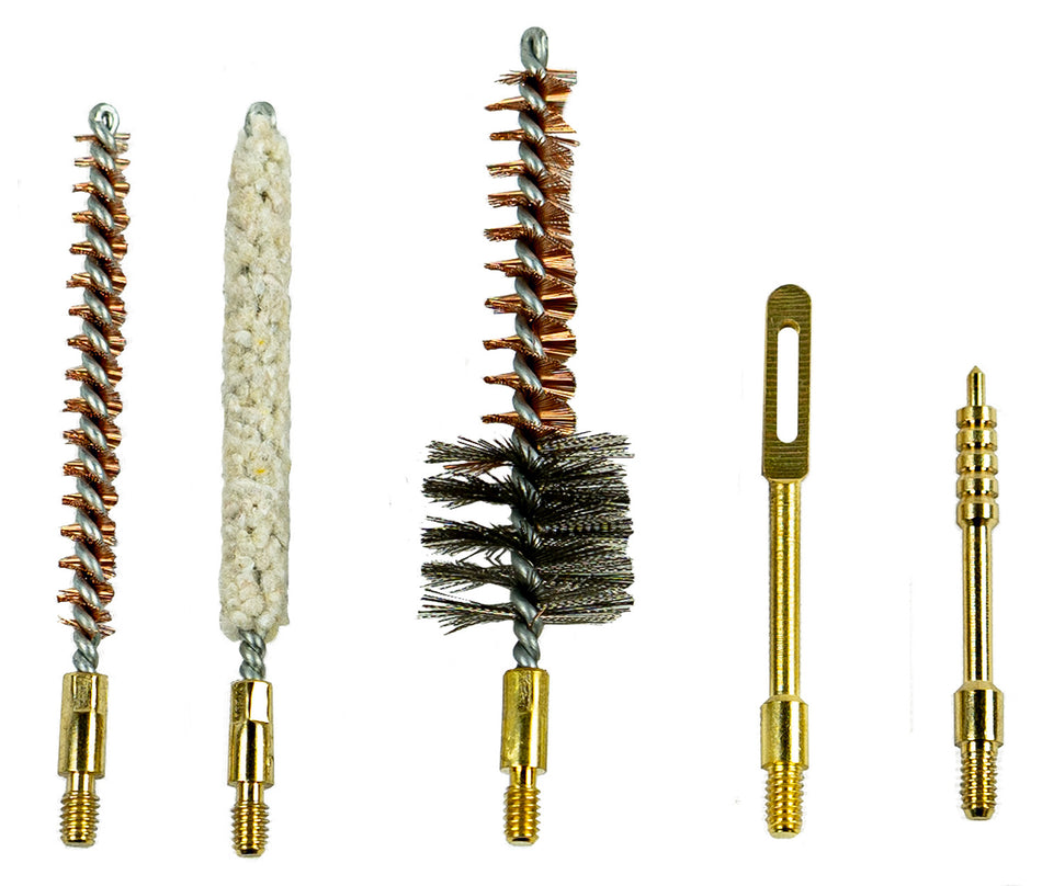 KleenBore 556-SET MSR/AR .223/5.56 Accessory Cleaning Set Jag Brush Mop #8-32 Thread
