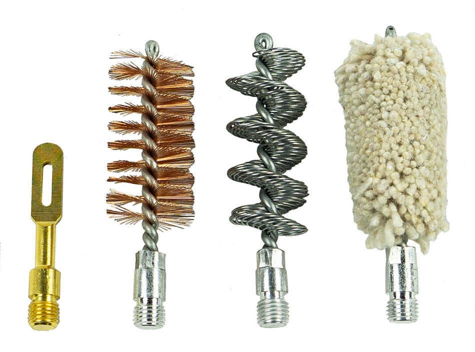 KleenBore 12GA-SET 12 Gauge Shotgun Cleaning Set with Brass Patch Holder & Bronze Brush