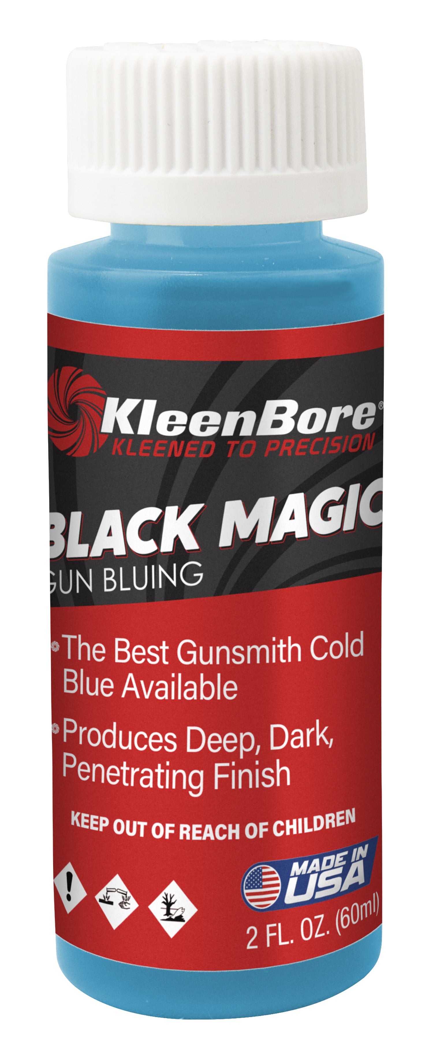 KleenBore GB2 Black Magic Premier Cold Bluing Solution for Gun Metal 2 oz.