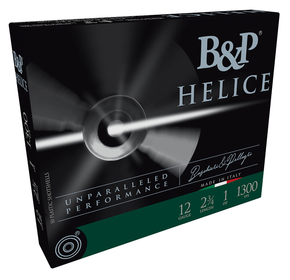 Baschieri and Pellagri 12 Gauge Shotgun Ammo Competition Helice 2.75 in 1 oz #7.5