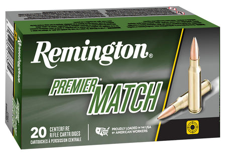 Remington Premier Match Hollow Point Boat Tail 52 Grain .223 Remington 3200 fps 047700393506
