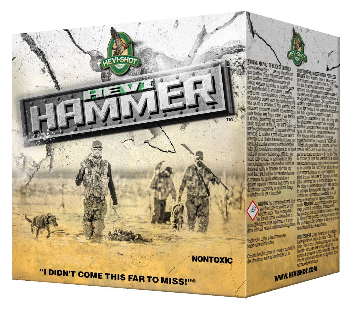 HEVI-Shot 12 Gauge Shotgun Ammo HEVI-Hammer 3.5 in 1-1/2 oz BB