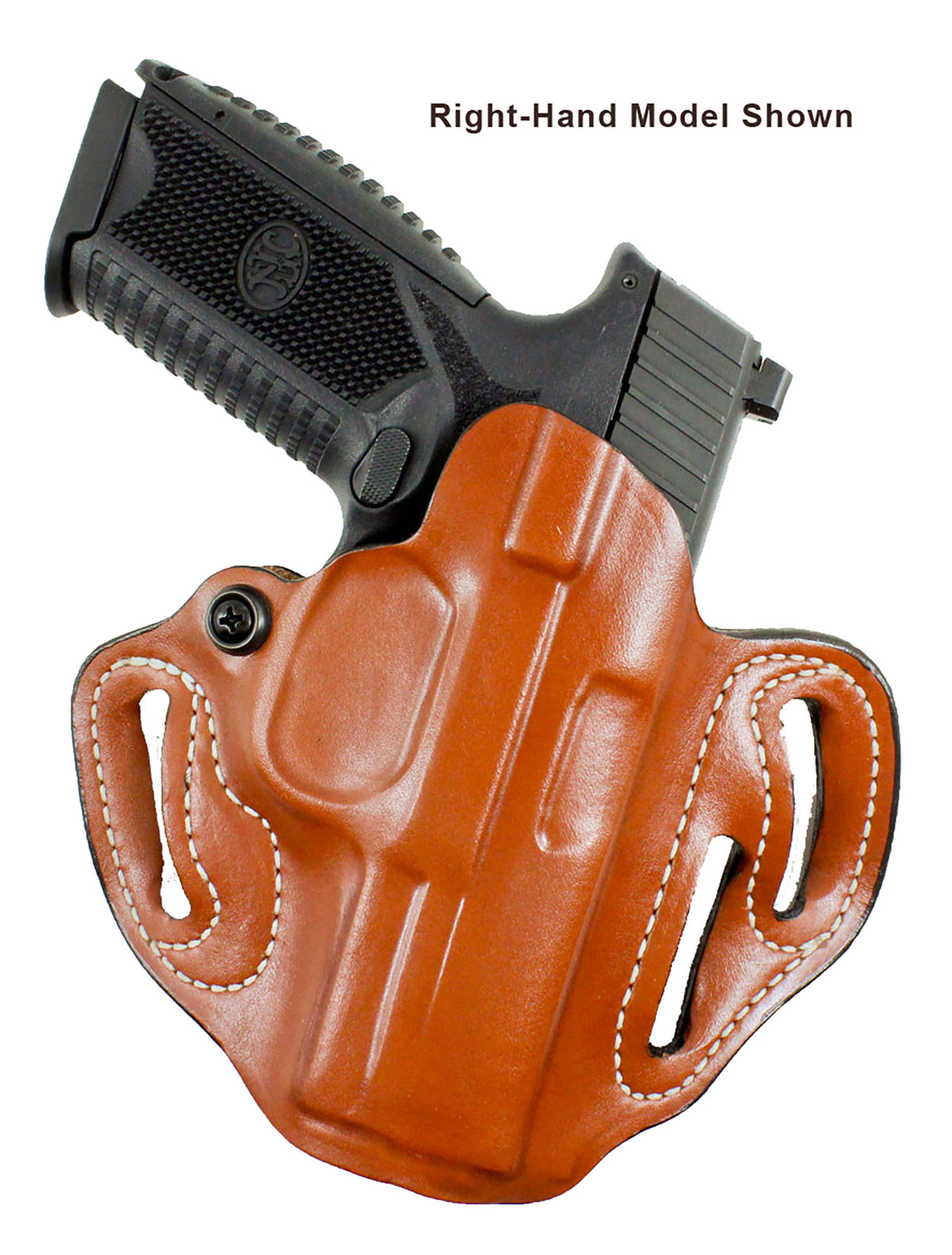 DeSantis 002TB7WZ0 Speed Scabbard Tan Leather OWB Holster Fits Springfield Prodigy w/wo Red Dot LH