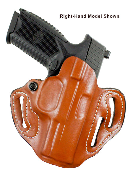 DeSantis 002TB7WZ0 Speed Scabbard Tan Leather OWB Holster Fits Springfield Prodigy w/wo Red Dot LH