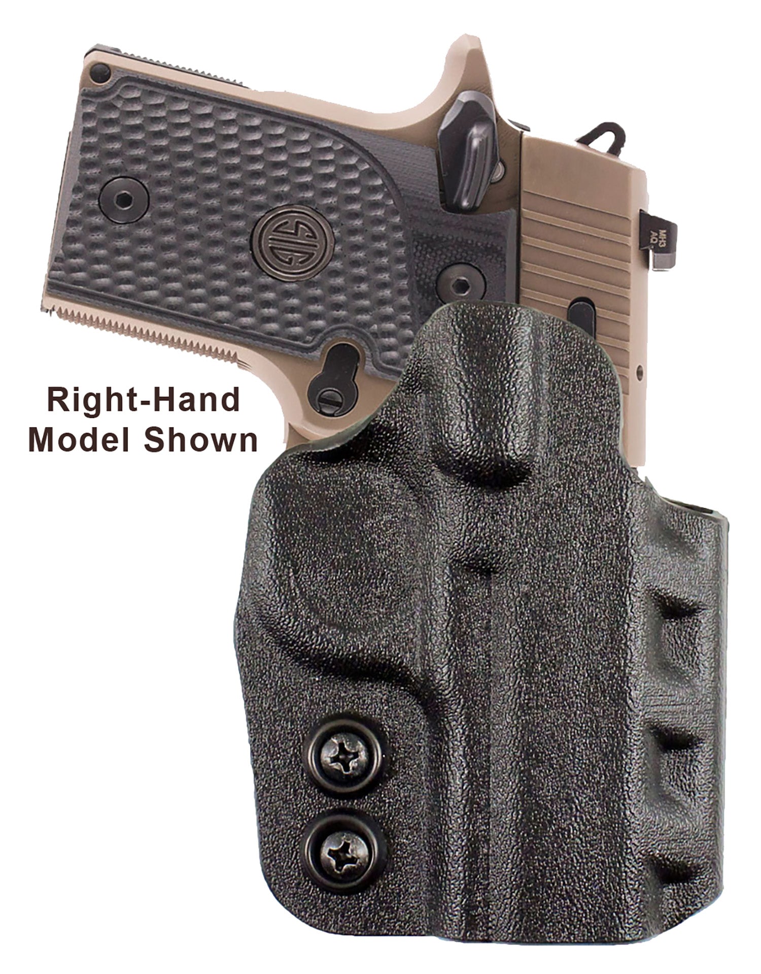 DeSantis D94KB8WZ0 Cazzuto Black Kydex OWB Paddle Holster Springfield Prodigy 4.25-5" LH