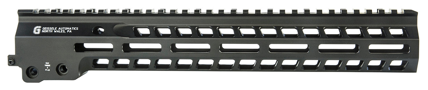 Geissele Automatics MK14 Super Modular Rail 13.5" M-LOK Black Aluminum with Barrel Nut