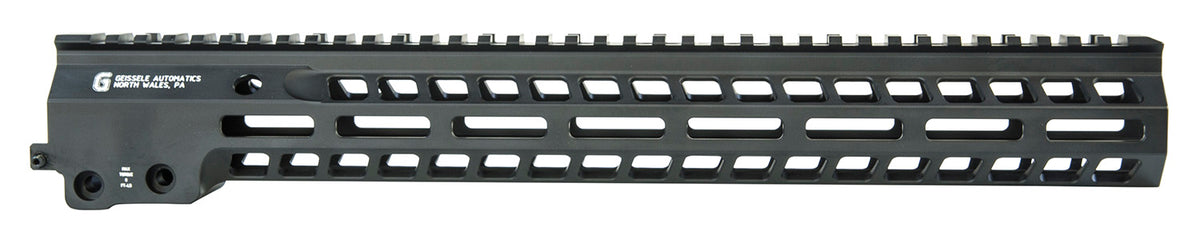 Geissele Automatics MK14 Super Modular Rail 15" M-LOK Black Aluminum with Barrel Nut