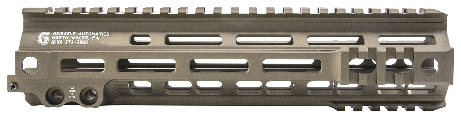 Geissele SMR MK4 9.3" M-LOK Free-Float Rail, Desert Dirt, Barrel Nut Included