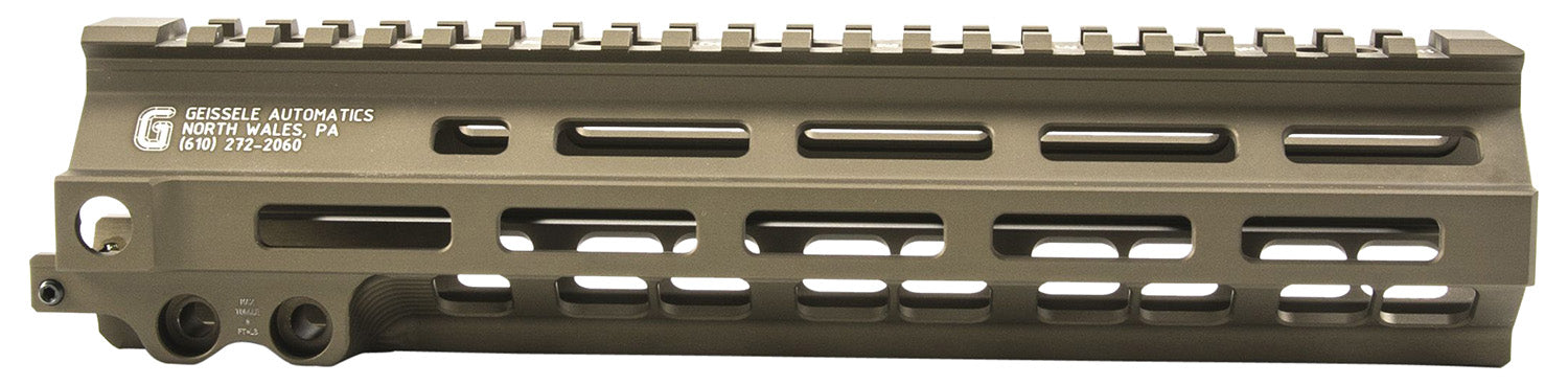Geissele SMR MK8 9.3" M-LOK Free-Float Rail, Desert Dirt, Barrel Nut Included
