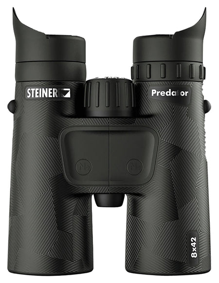 Steiner 2058 Predator Binocular 8x42mm, Fast-Close Focus Wheel, Black Makrolon/Rubber Armor
