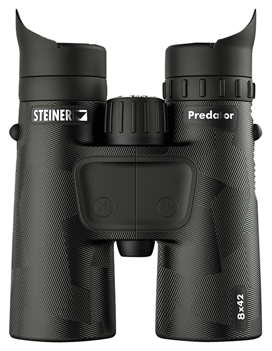 Steiner 2058 Predator Binocular 8x42mm, Fast-Close Focus Wheel, Black Makrolon/Rubber Armor