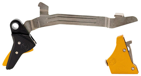Timney Triggers Alpha Competition Straight Trigger – Glock Gen3-4 Double Stack, Gold Finish