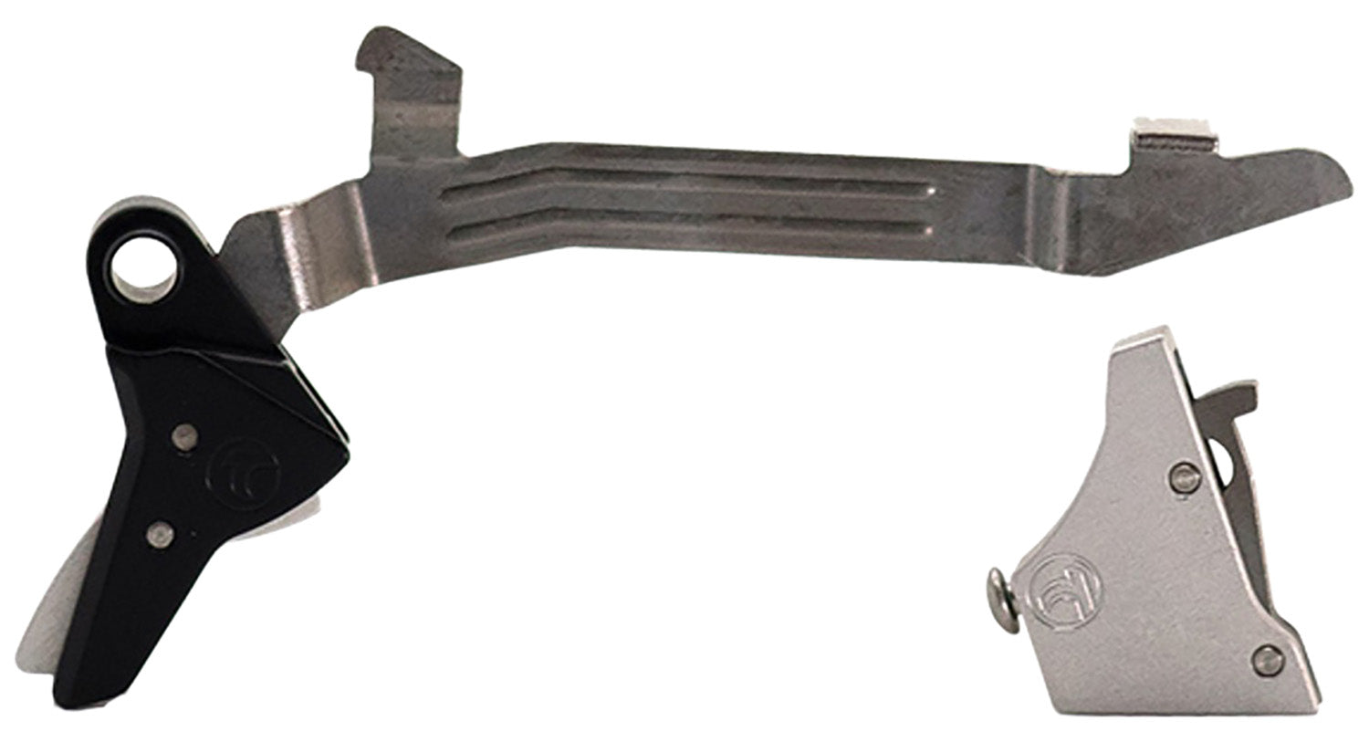 Timney Triggers Alpha Competition Straight Trigger – Glock Gen3-4 Double Stack, Silver Finish