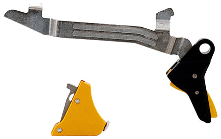 Timney Triggers Alpha Competition Straight Trigger – Glock Gen5 Double Stack & G44, Gold Finish